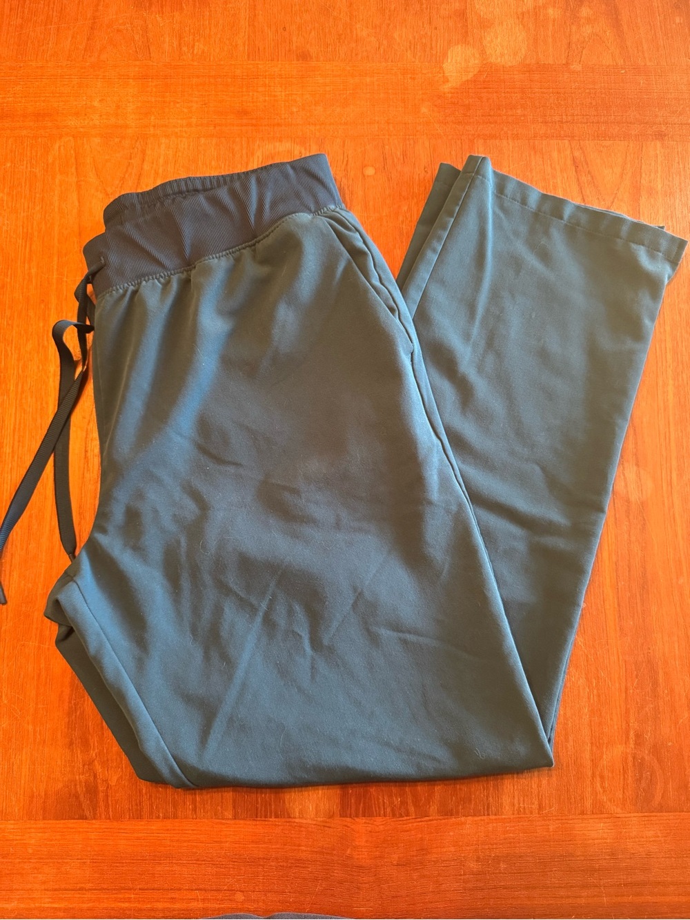 Jaanuu Teal Drawstring Scrub Pants